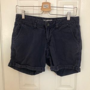 Levi’s Navy Bermuda Low-Rise Shorts